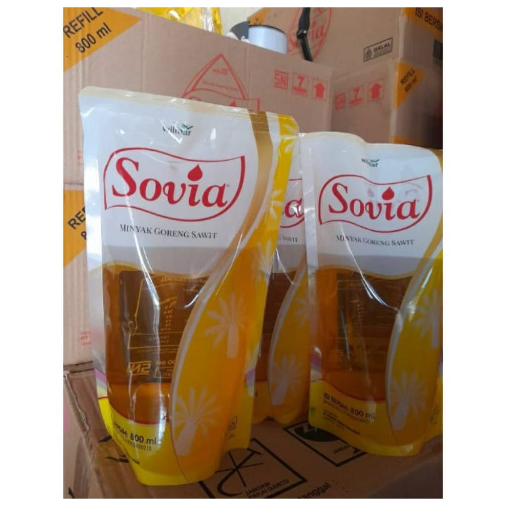 

Minyak Sovia Wilmar 2L, 1L, 800ml