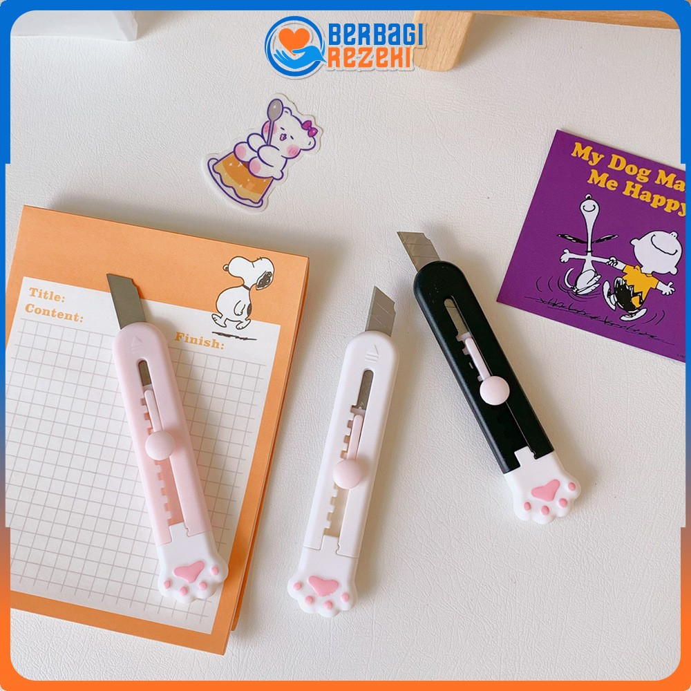 

EC Cutter Mini Motif Animal Portable Cutter Unboxing Paket / Kater Mini Pisau Pemotong Kertas Karakter Hewan BR C786