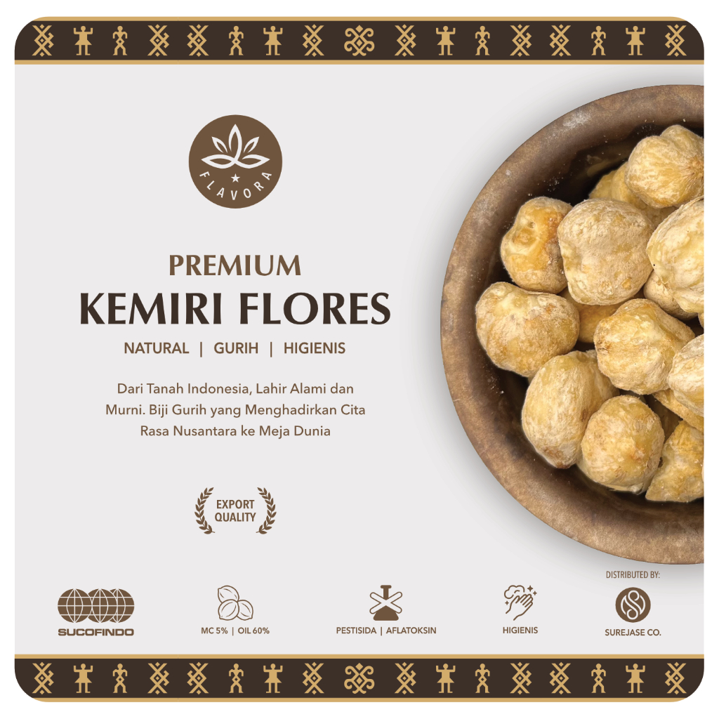 

Flavora Kemiri Flores Premium – Gurih Alami, Kualitas Ekspor, Non GMO
