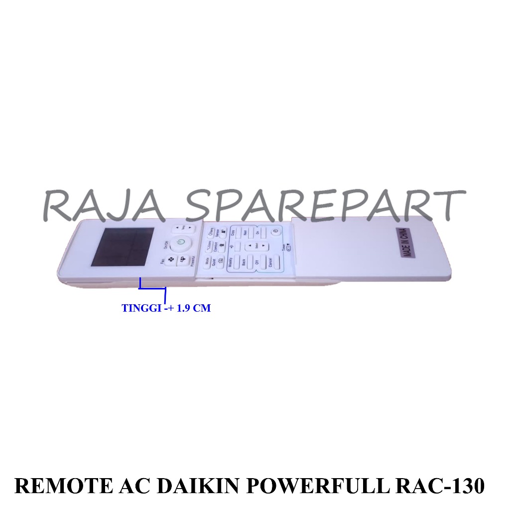 RAC-130 REMOTE AC DAIKIN POWERFULL