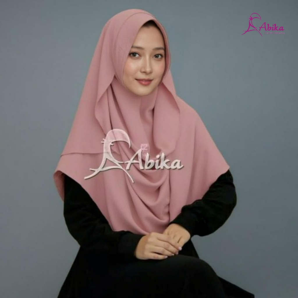 NEW Abika Hijab Pastan Azkiya Ready AB 67 Bubble Crepe Pashmina Instan Premium
