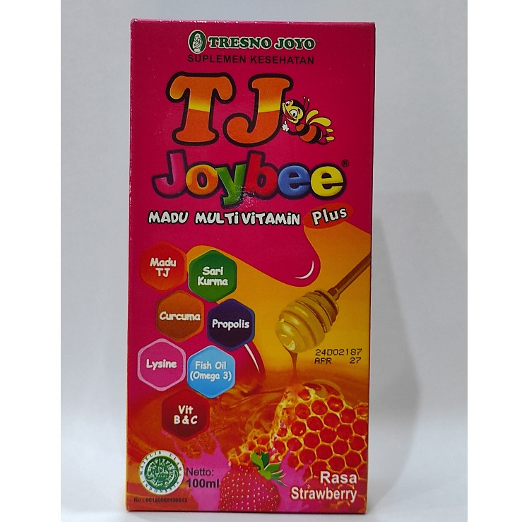 

TJ JOYBEE MADU MULTIVITAMIN PLUS 100ML Madu untuk Memperbaiki Nafsu Makan Anak