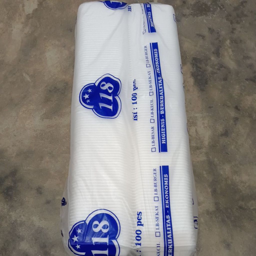 Styrofoam / Sterofoam / Lunch Box / Gabus Makan Kecil