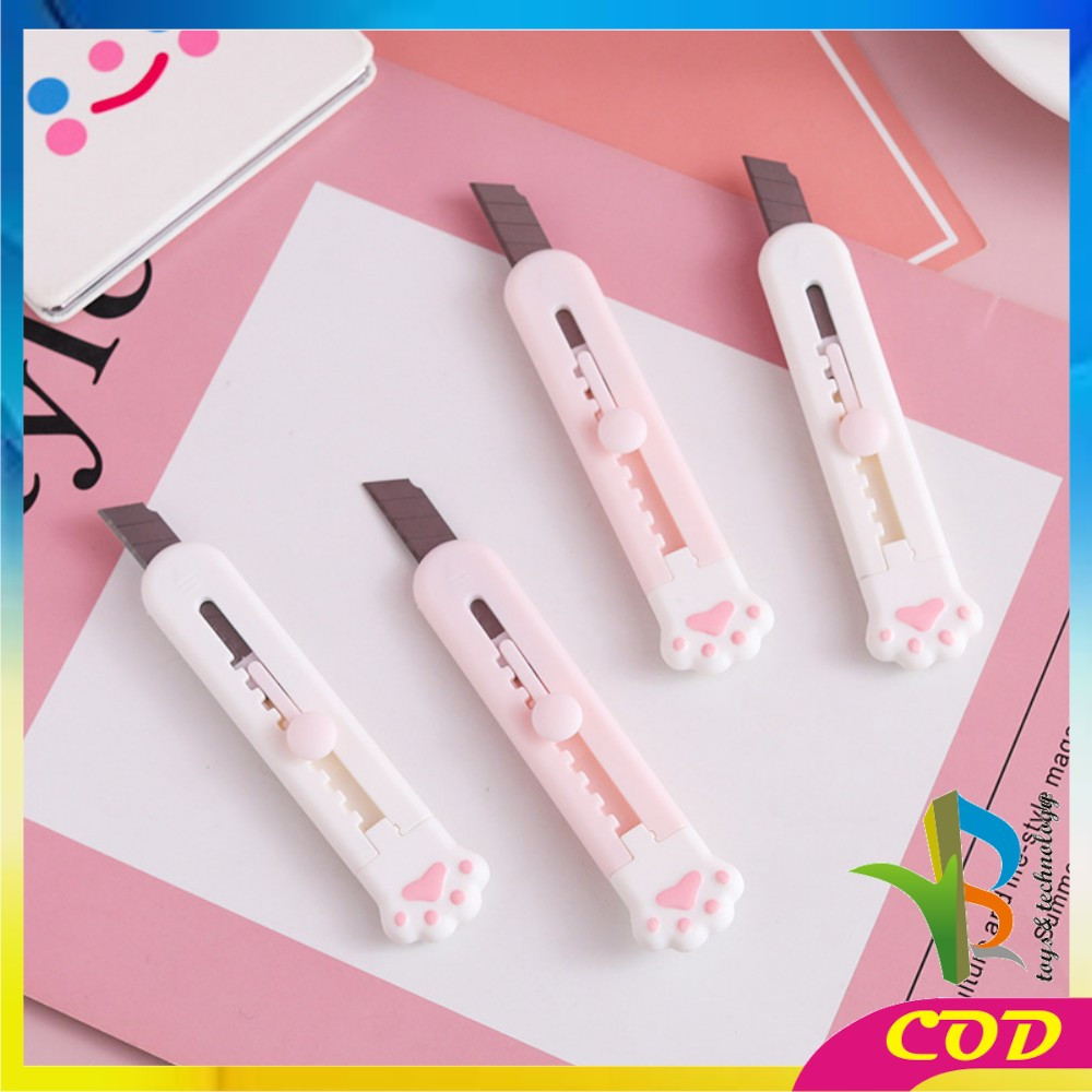 

EC RB-C786 Cutter Mini Portable Pisau Pemotong Kertas Model Animal / Kater Mini Cutter Unboxing Paket / Silet Kecil Travelling