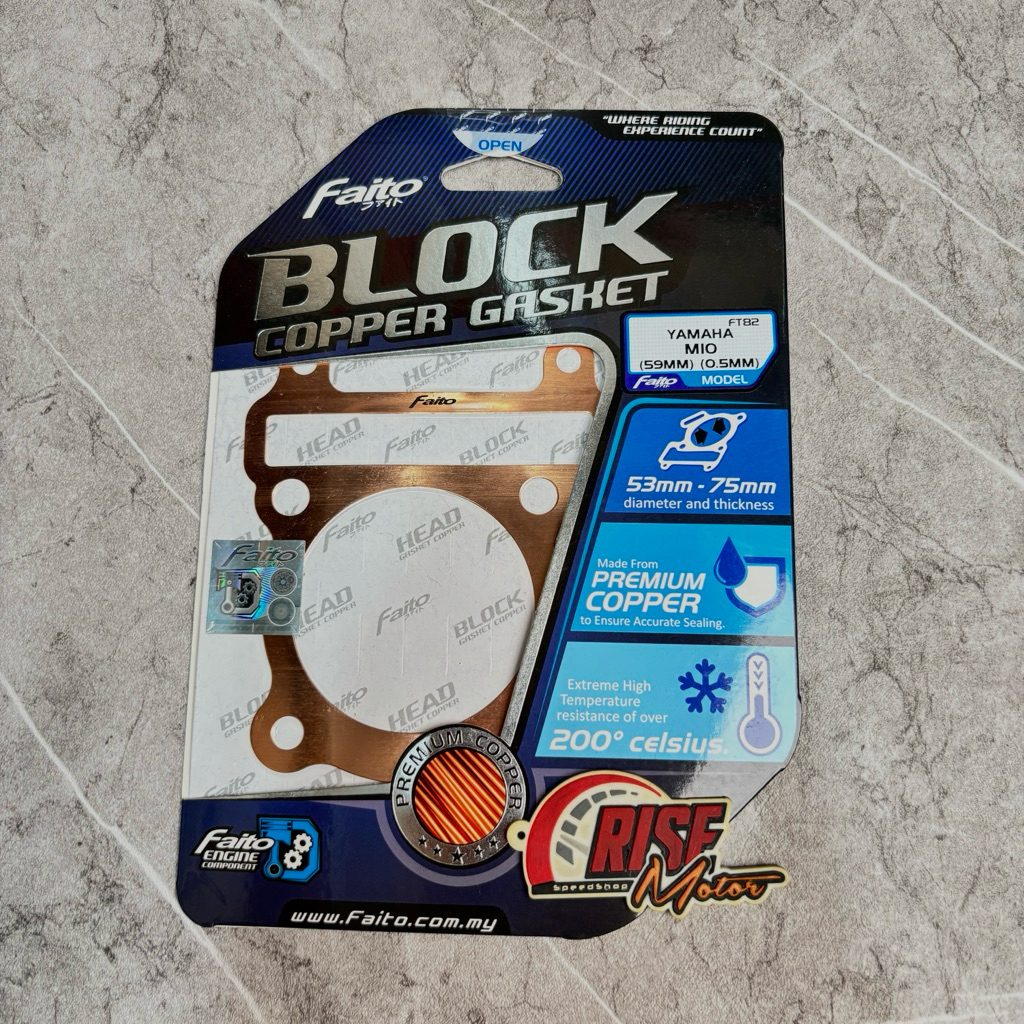 PAKING BLOK SEHER TEMBAGA MIO 0.5 MM FAITO