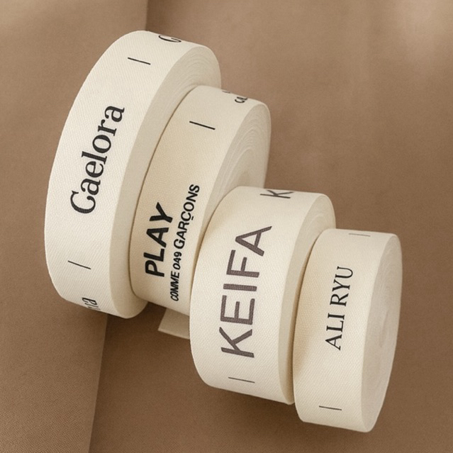 15 meter Piterban Import / Cotton Import 1,3 cm / Label Tas / Label kerudung / Label Piterban Import