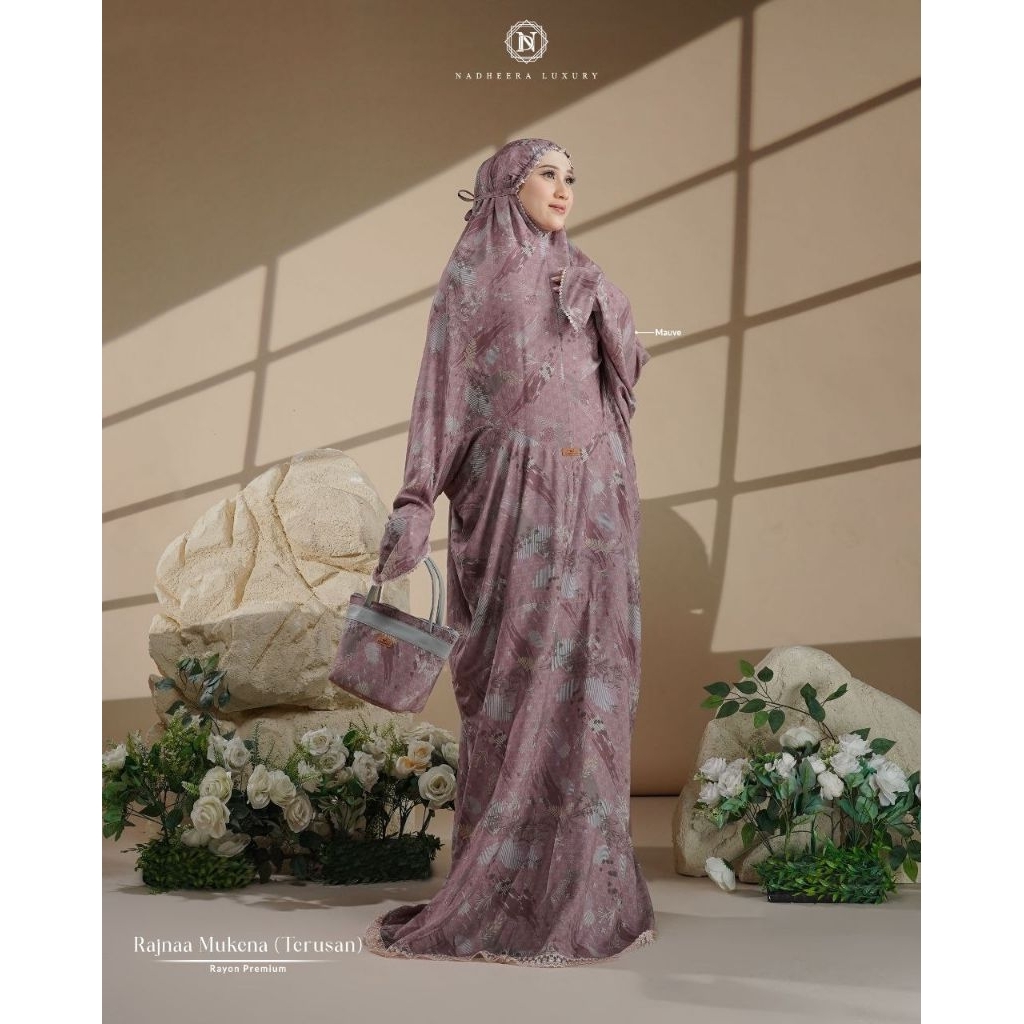 RAJNAA MUKENA - TERUSAN ( Free Pouch Exclusive ) BY NADHEERA LUXURY|| ORI