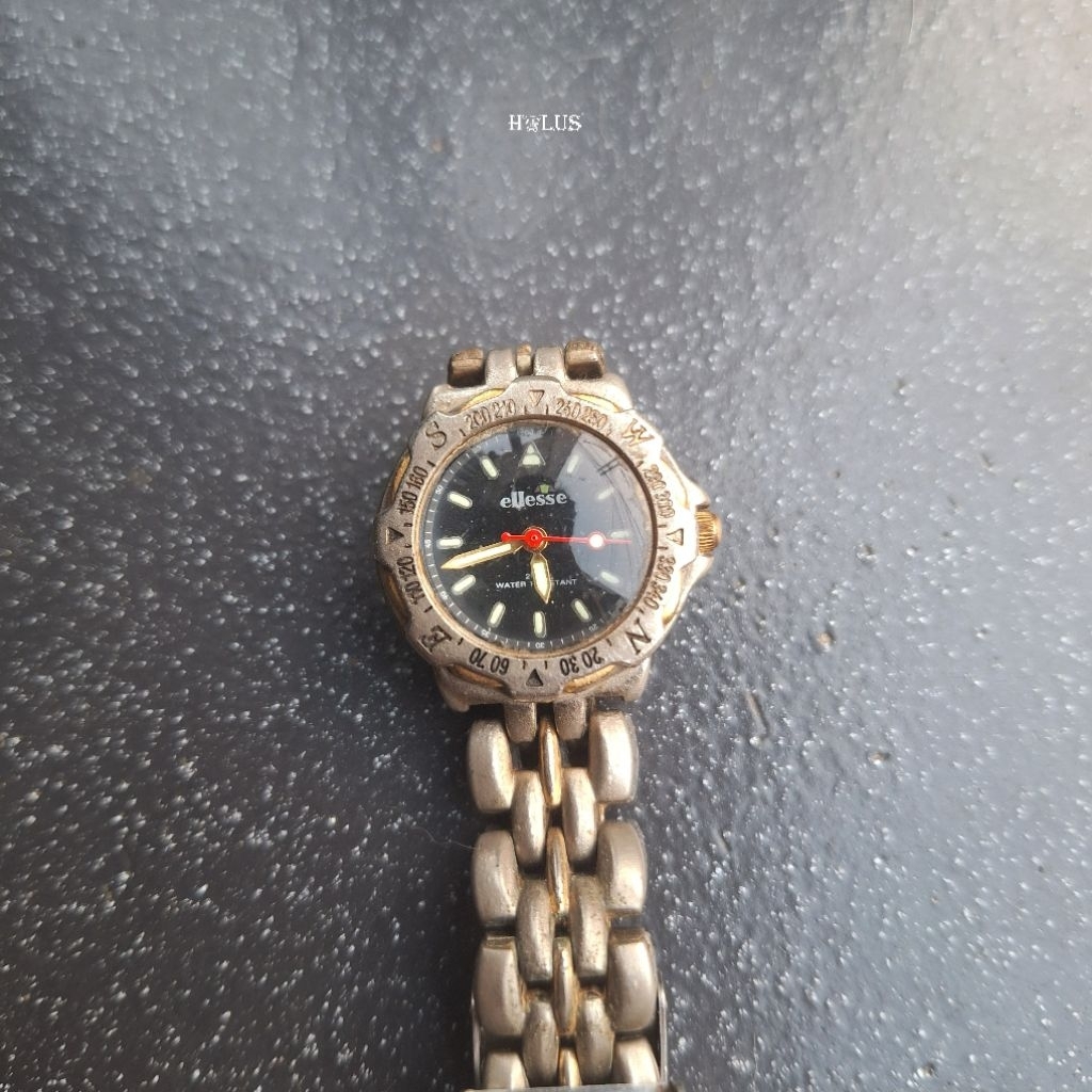 Vintage 90's Ellesse Watch with Compass Authentic