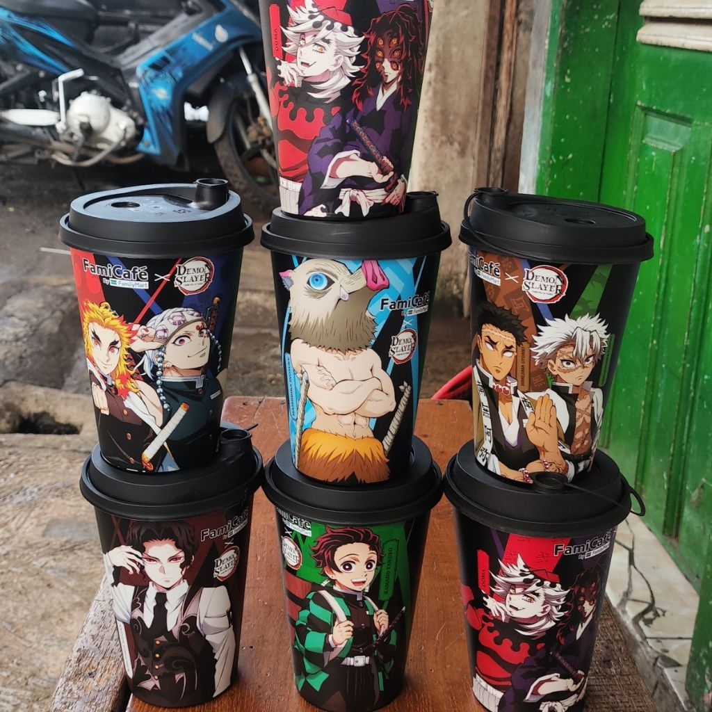 Family Mart Indonesia x Demon Slayer Reusable Cup Limited Edition Collectible Item Kimetsu no Yaiba 