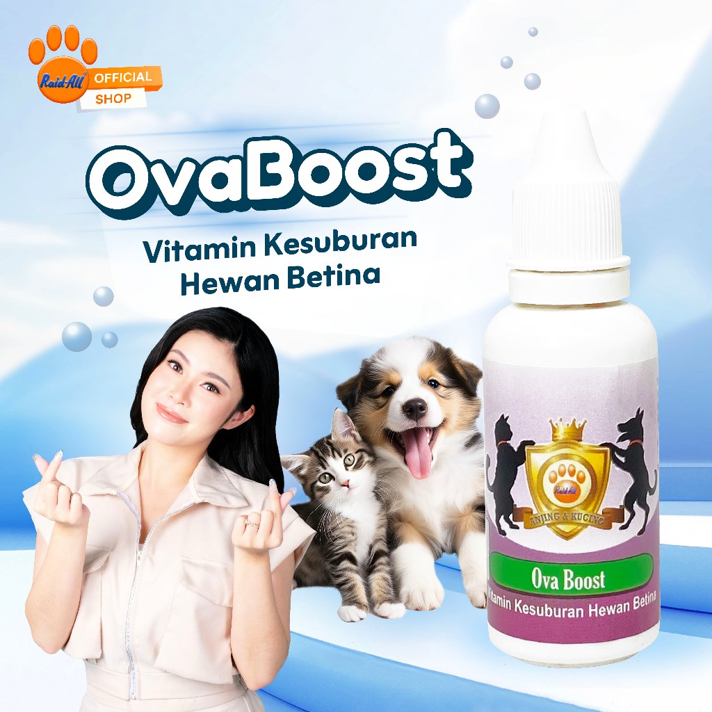 RAID ALL - OvaBoost Vitamin Kesuburan Hewan Betina 30ml
