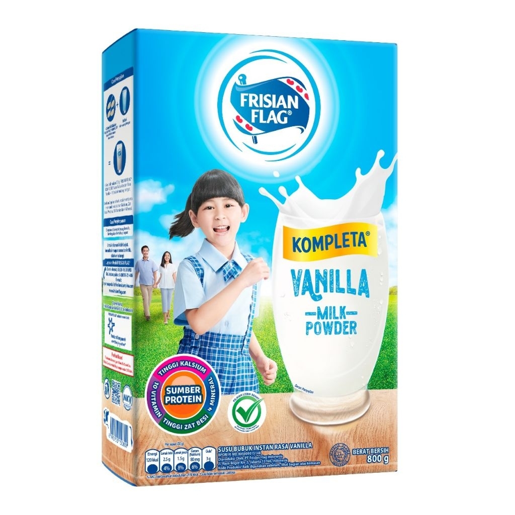 

FRISIAN FLAG SUSU BUBUK INSTANT KOMPLETA RASA VANILA
