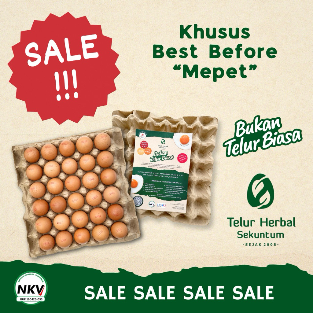 

Telur Herbal Sekuntum SALE (best before mepet - BACA deskripsi)