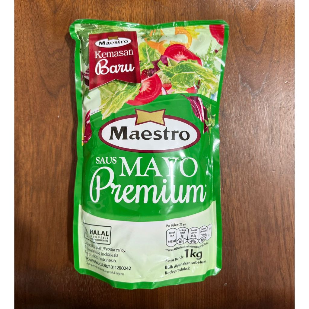

Mayonais - Maestro Mayonnaise 1kg - Light Mayonaise sameday / instant only