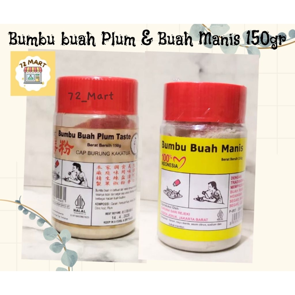 

Bumbu Buah Botol 150gr | Garam Buah | PerasaBuah