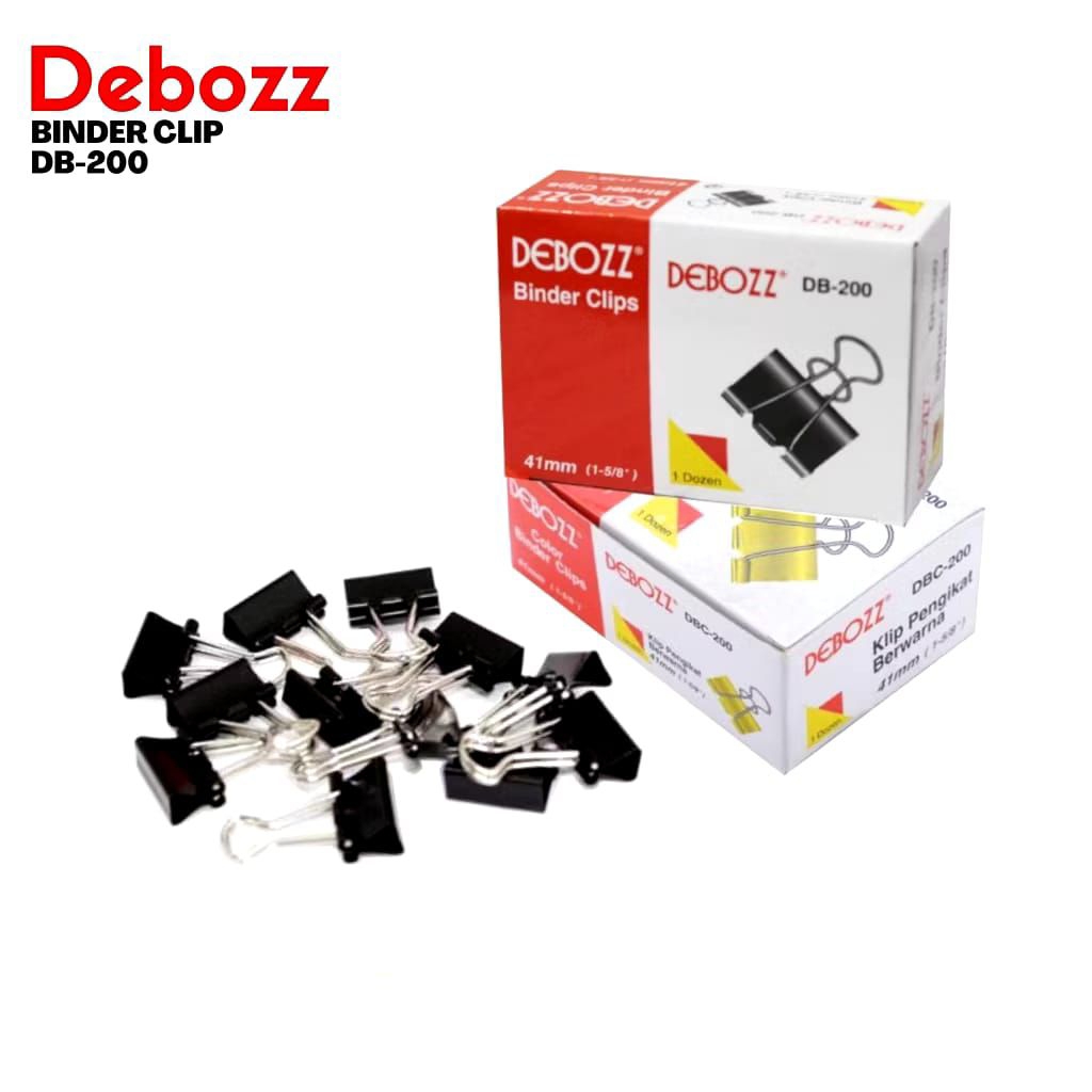 

BINDER CLIP DEBOZZ NO 200