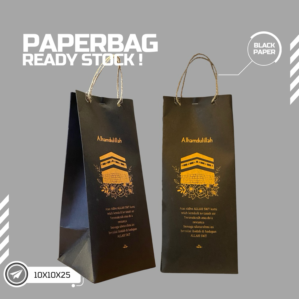 

CV. Berkah Kertas Jaya | Paperbag Super Murah Model Minimalis Elegan Untuk Acara HAJI & UMROH 10.10.25