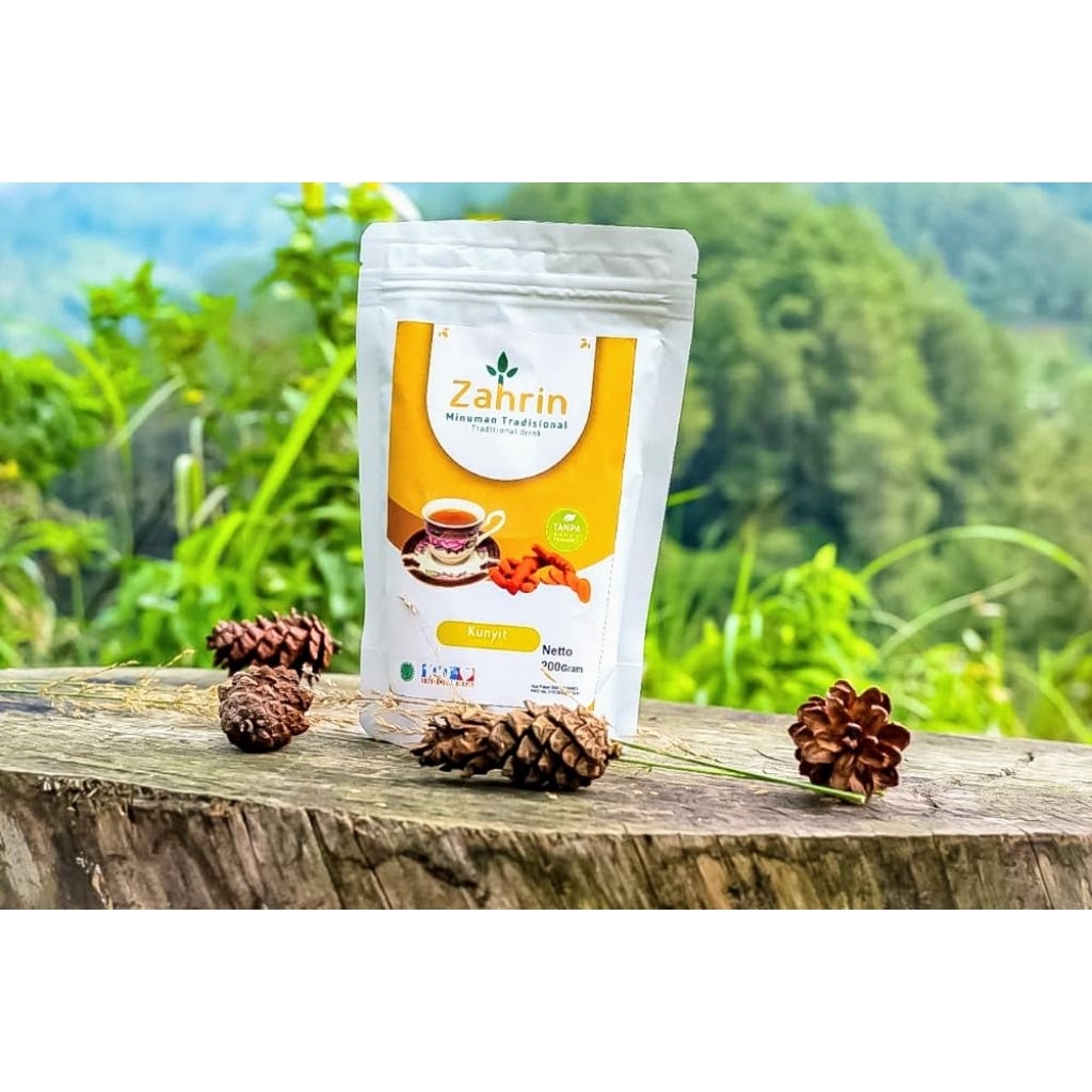 

Zahrin minuman herbal serbuk kunyit instant siap seduh banyak khasiat 100% alami