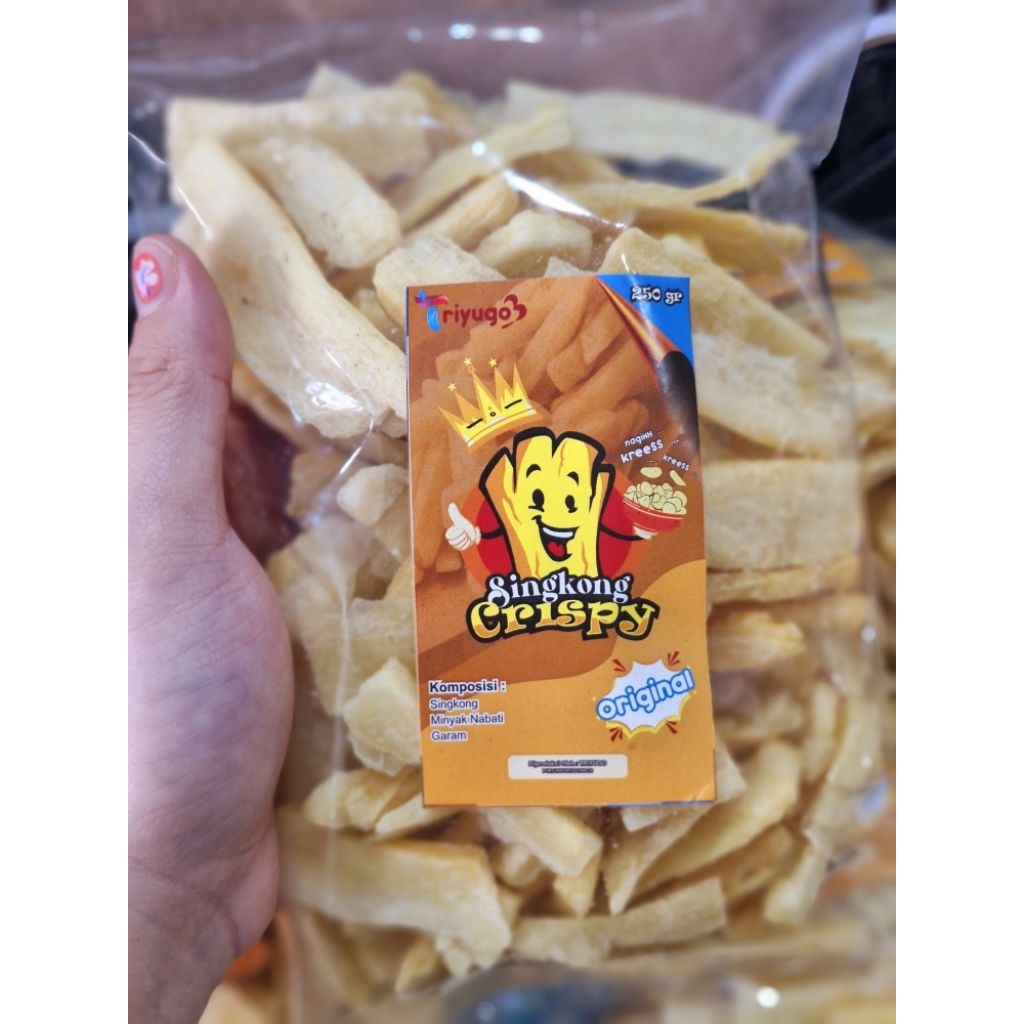 

(KILO) Singkong Stik Crispy Gurih 250 grams