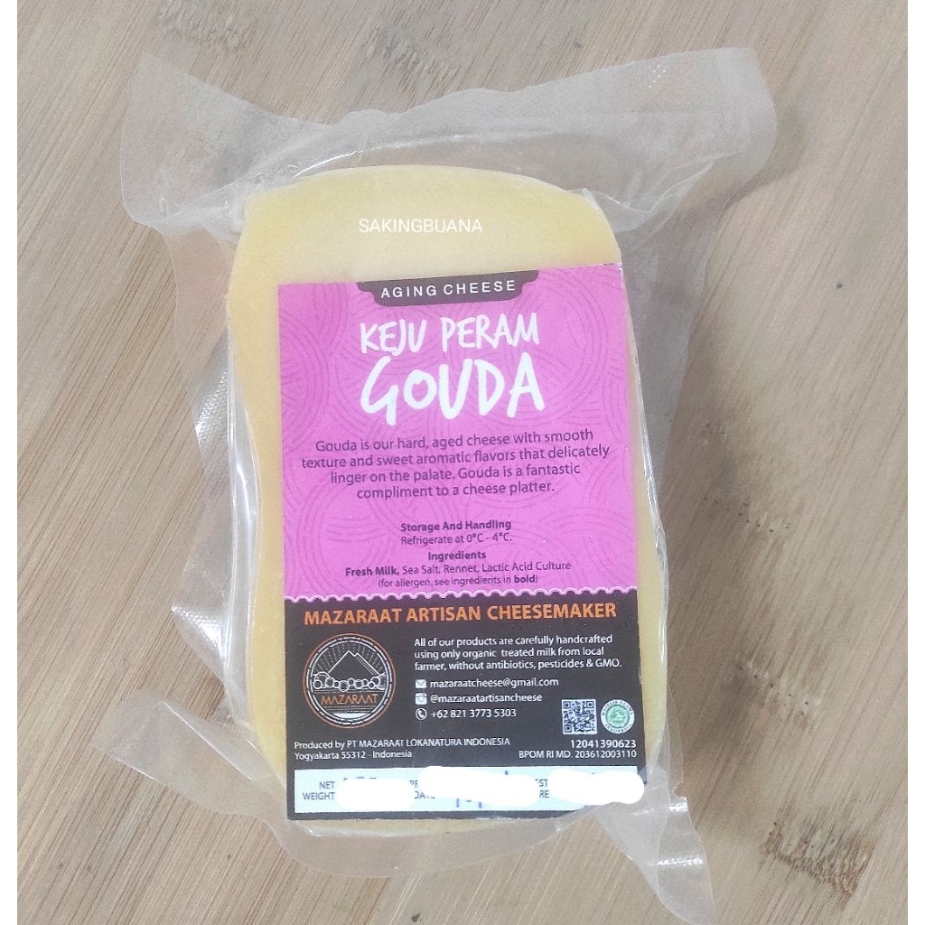 Gouda Cheese 193gr - Mazaraat Cheese
