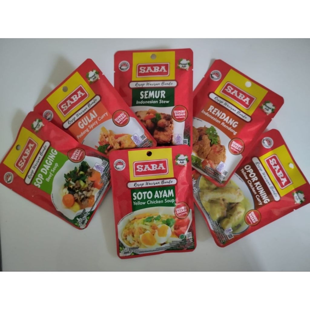 

Aneka Bumbu Masak Khas Padang merk SABA