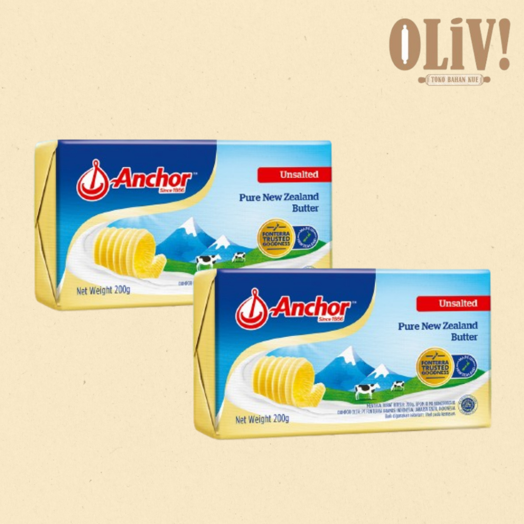 

Anchor Butter Unsalted Butter 200gr