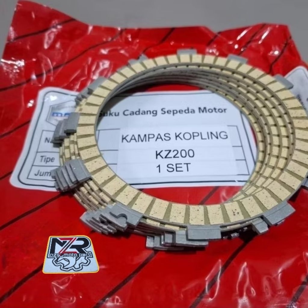 KAMPAS KOPLING MERCY KZ200 7 LEMBAR//KAIN PLAT KOPLING KAWASAKI BINTER MERZY KZ 200 PLATINA/CDI MAX 