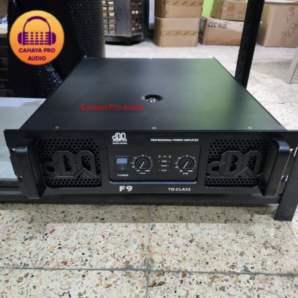 Power Amplifier dBQ F9 Class TD 2 Channel Original