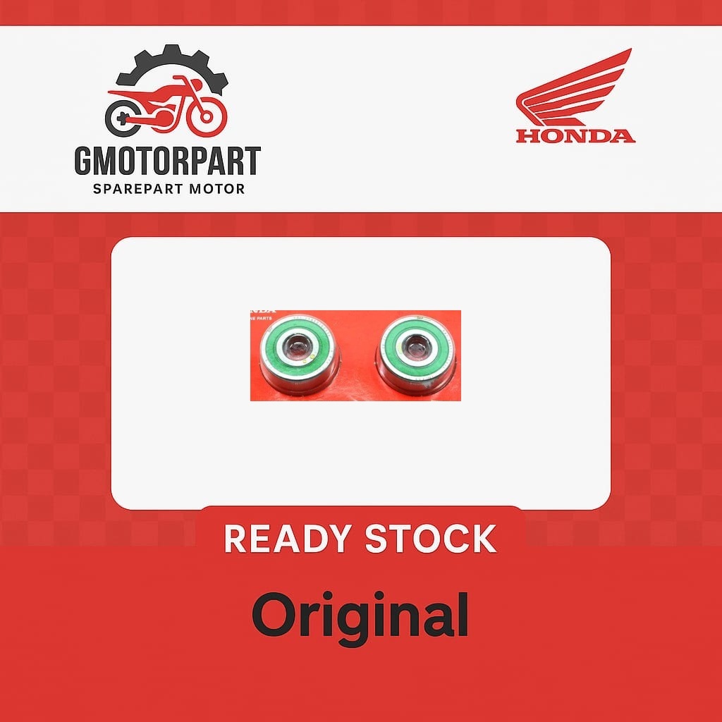 Laher 6201, Bearing Roda Depan 1Set ( 6201 ) Honda Blade FI Original AHM Kode Part : ALF6201RS