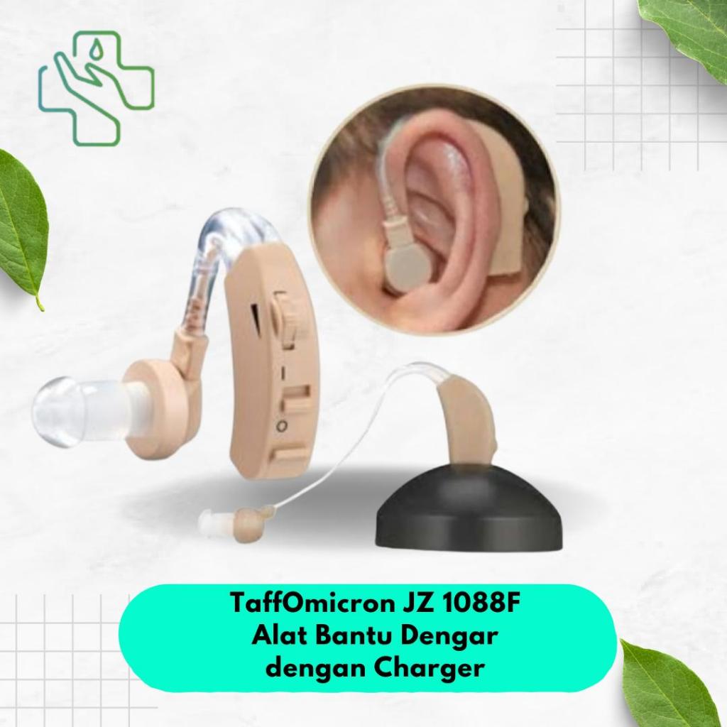 TaffOmicron JZ 1088F Alat Bantu Dengar dengan Charger JZ1088F JZ-1088F