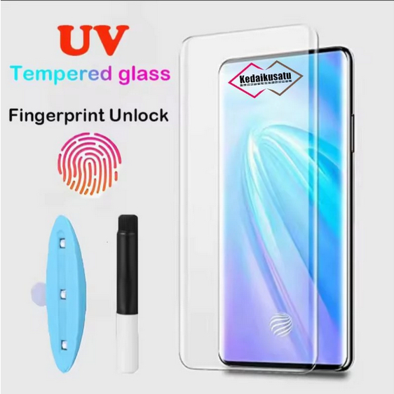 Vivo X100 Vivo X100 Pro Tempered Glass Bening Melengkung UV LASER CURVED FULL GLUE Vivo X100 Vivo X1