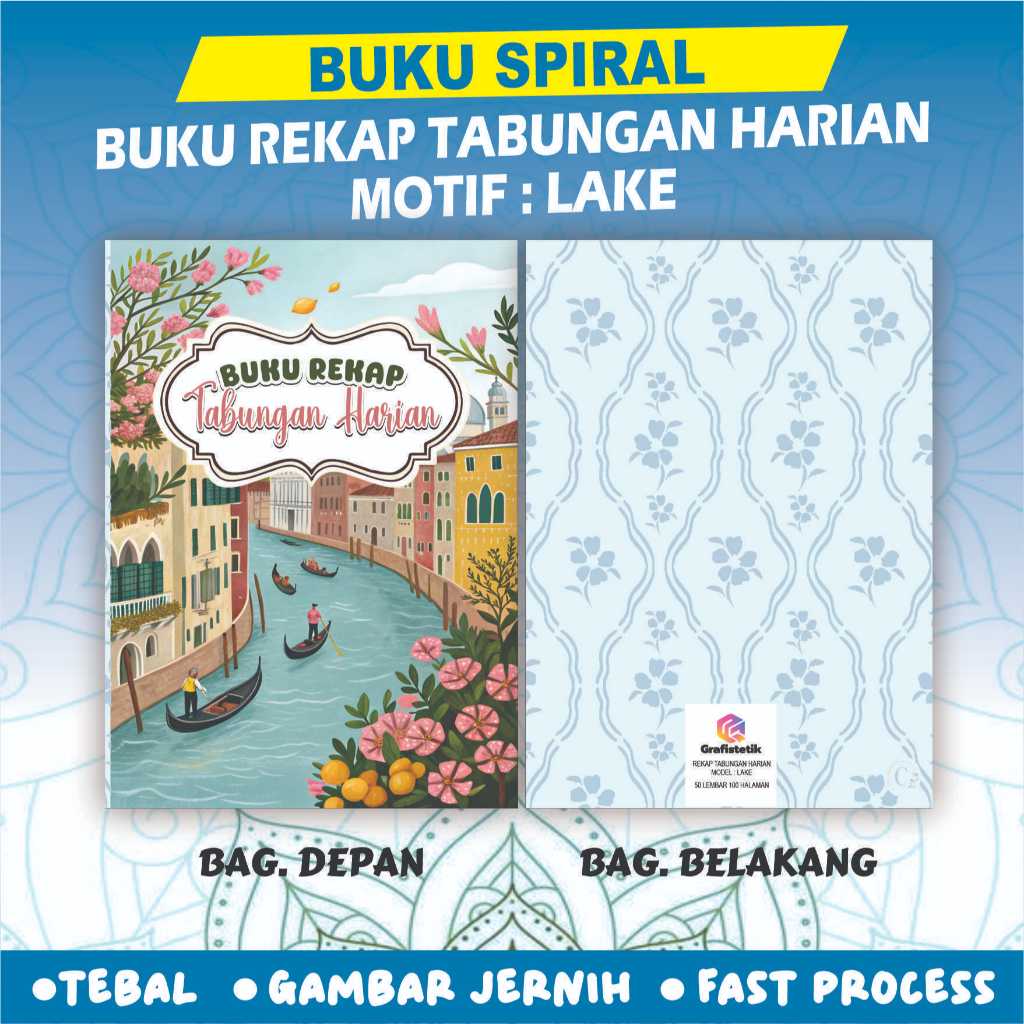 

BUKU REKAP TABUNGAN HARIAN BY GRAFISTETIK