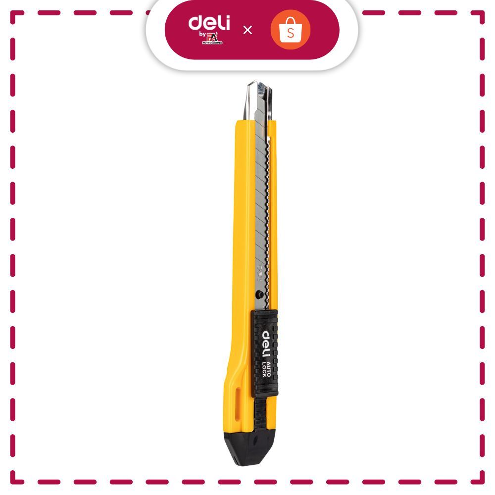 

Deli Cutter dengan pisau baja SK5 E2031