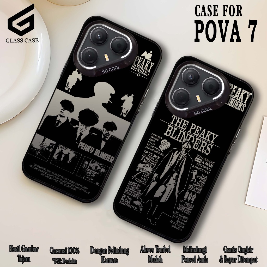 CASE TECNO POVA 7 4G POVA 7 5G  POVA 7 ULTRA 5G SOFTCASE HYBRID IMD PLATE HOLOGRAM PREMIUM SO COOL (