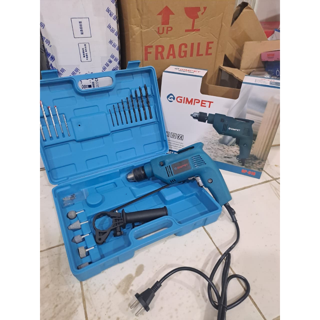 MODEL MAKITA Mesin Bor Listrik 13MM Bolak Balik Bor Listrik Modern Bor 13MM Bor Tembok Bor Tangan