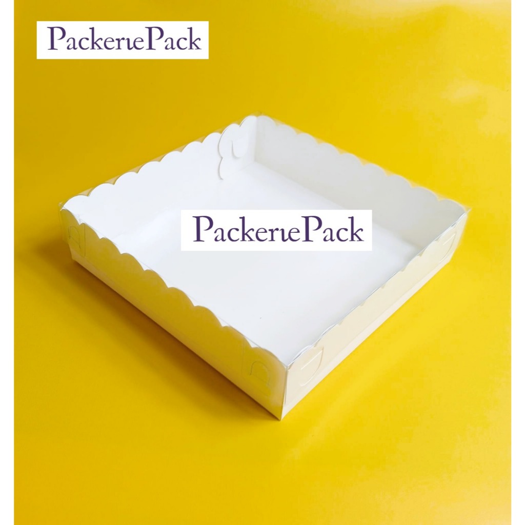 

Dus Kotak Kue Ivory Laminasi Putih Polos 22x22x5cm Laminasi Ivory Premium 22 x 22 x 5 Tutup Mika Full (10 Pcs)