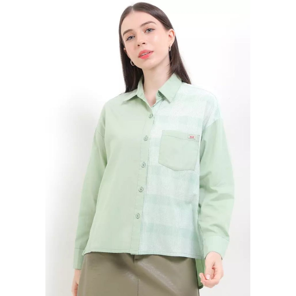 EXIT OLIRA ORIGINAL MATAHARI Green Blouse - tag. 350.900