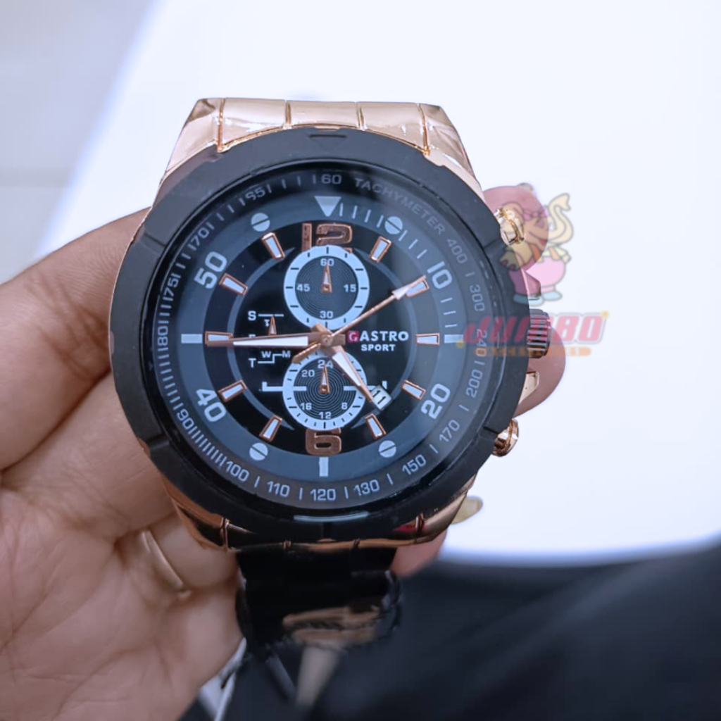 JAM TANGAN PRIA ANALOG KUALITAS PREMIUM - FASHION WATCH JUMBO ACCESSORIES