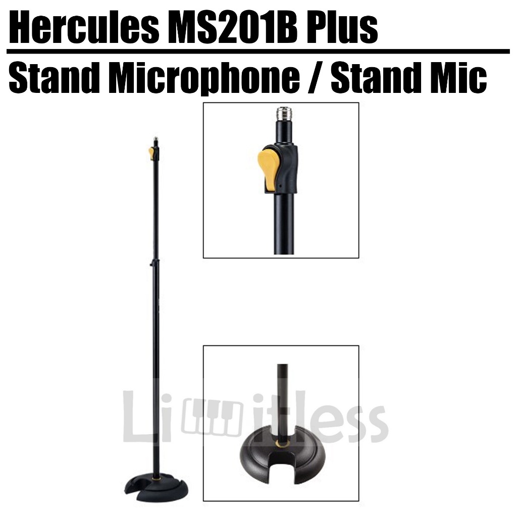 Stand Microphone Hercules MS201B Stand Mic Original