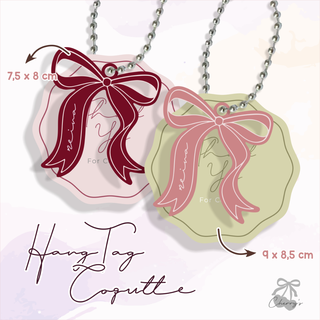 

Hangtag Pita Hangtag Coquette Aesthteic Hangtag souvenir hangtag ulang tahun hangtag wedding custom