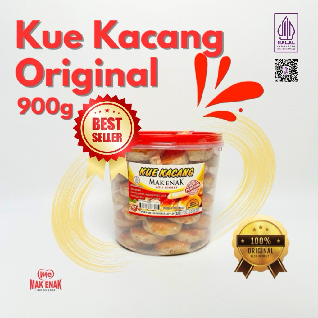 

KUE KACANG ORIGINAL 900 GRAM | MAK ENAK INDINESIA | MASJID AL FAWWAZ BAROKAH