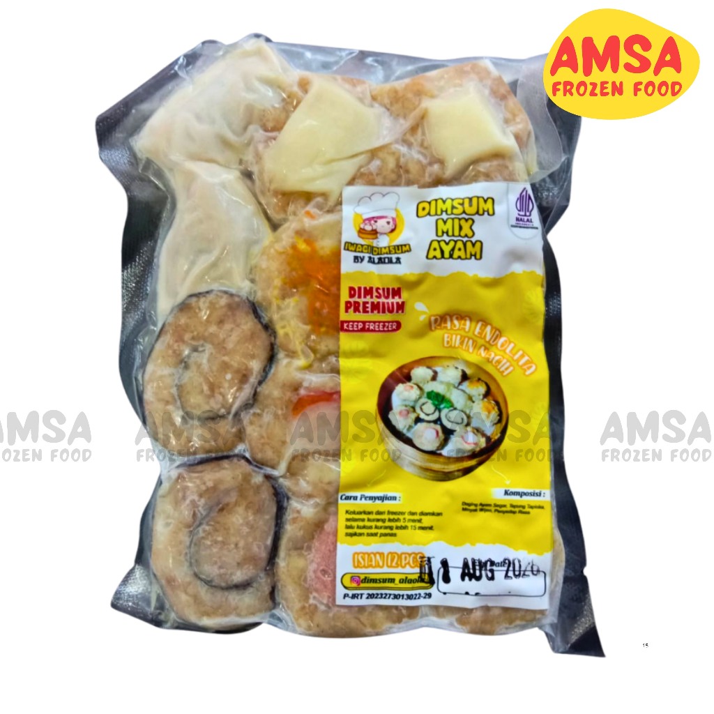 

DIMSUM MIX AYAM ALAOLA PREMIUM ISI 12