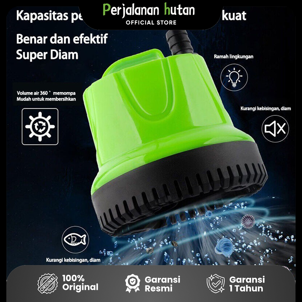 Pompa air Celup Aquarium pompa air akuarium Daya isap super serbaguna Pompa Air Aquarium Pompa celup