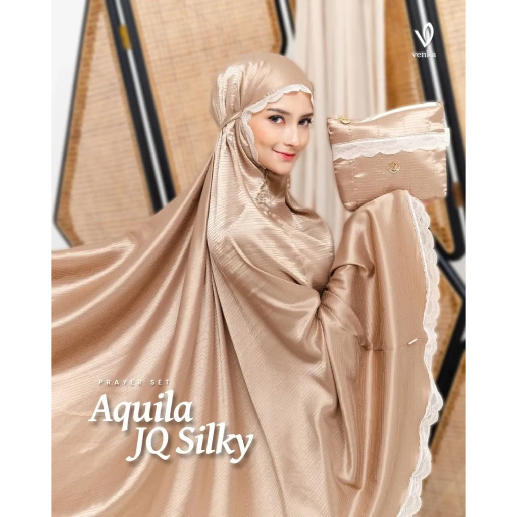 Venka Mukena Aquila JQ Silky Prayer Set