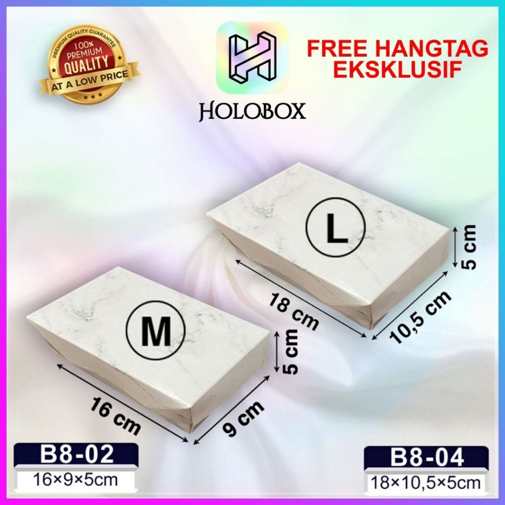 Box nasi / Lunch box kertas / Kotak nasi paper / Kotak makan ivory / B8-02