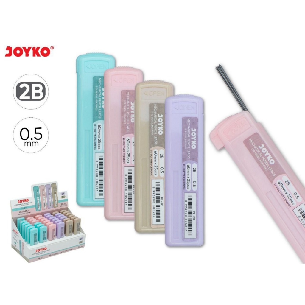 

Pencil Lead Joyko PL-20 2B