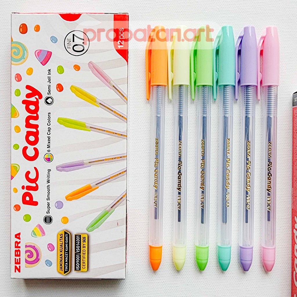 

Zebra PIC CANDY Ball Pen 0.7mm | Ballpoint | Pulpen Pena