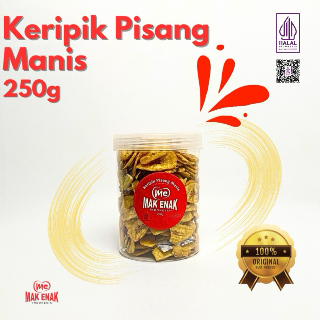 

KERIPIK PISANG MANIS 250 GRAM | MAK ENAK INDONESIA