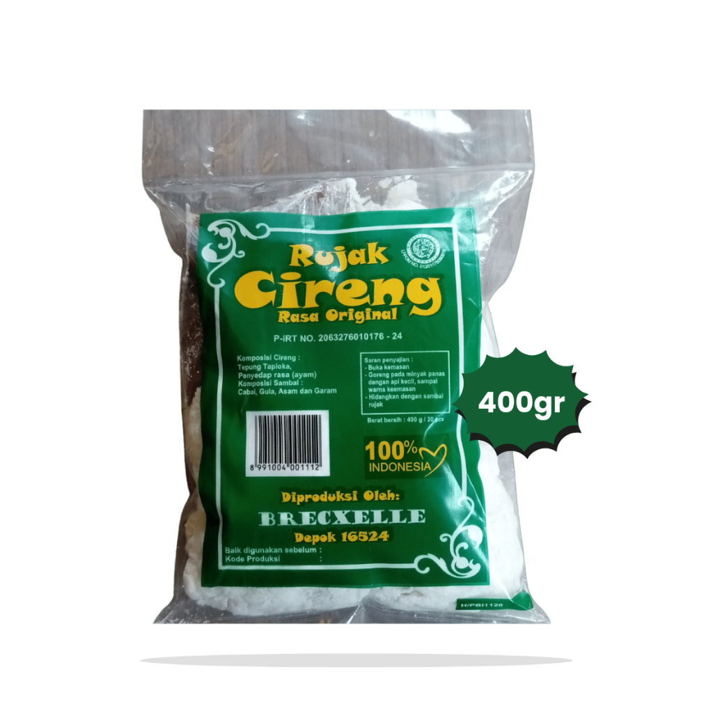 

Brecxelle Rujak Cireng Rasa Original 400gr isi 20 pcs Rujak Cireng Tahan Lama
