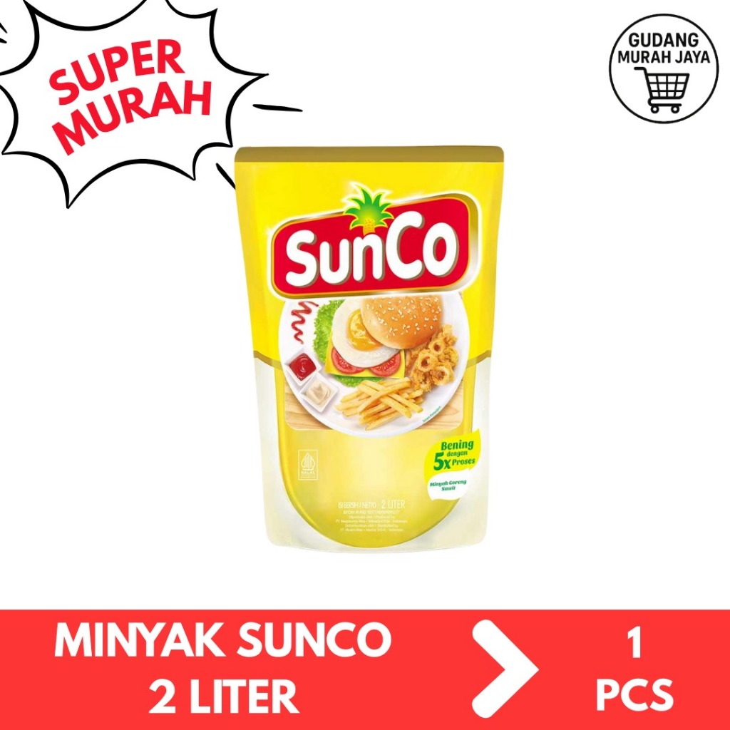 

Minyak Goreng SUNCO 2 liter | minyak sawit | LANGSUNG KIRIM TANPA PO