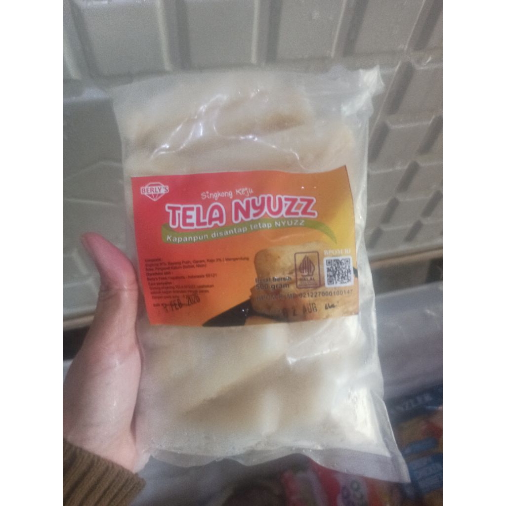 

Titik Frozen | Tela Nyuzz Singkong Keju stik 500gr